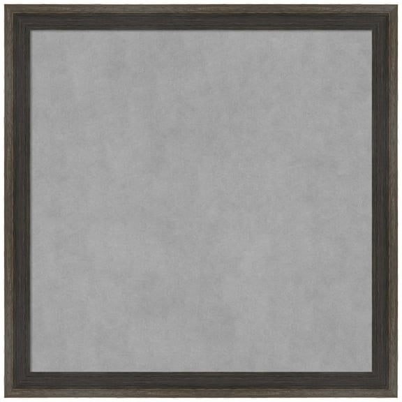 Amanti Art Hardwood Wedge Chocolate Framed Magnetic Board 13 x 13 in.