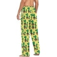 thumbnail image 6 of FREEAMG Cactus Succulent Flower Plants Pajama Pants for Men, Men's Separate Bottoms, Pure Cotton Comfortable Lounge Pants, 6 of 7