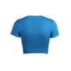 thumbnail image 5 of VISgogo Camiseta Femenina, Patrones de Flores de Letras Cuello Redondo Manga Corta Tops Cortos de Punto Traje de Verano, S/M/L VISgogo  moda, 5 of 9