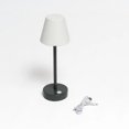 thumbnail image 2 of Newgarden Cordless Table Lamp Lola Slim Gray 13” (Set of 2), 260 Lumens, Seamless Dimmer, Micro USB, Weatherproof, Warm Light, Modern Classic, 2 of 7