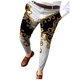 thumbnail image 1 of Pantalones de traje informales de moda ajustados con estampado de secado rápido para exteriores con botones y cremallera para hombre Pompotops  oipoqjl42244, 1 of 9