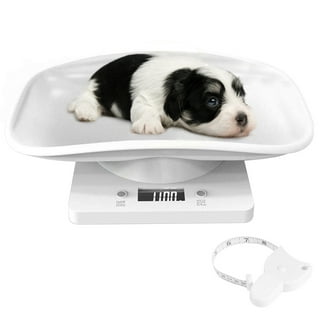 Digital Pet Scale Multi-Function Electronic Small Animals Scales for  Weighing with Tape Measure, 33lb/15kg Puppy Whelping Scale Weigh Kitten  Rabbit