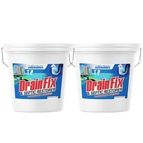DrainFix & Septic Restorer 5 Gal (2 Pack) | Professional Strength Grease Trap & Septic Tank Cleaner | Commercial, Residential, Hotel, Restaurant Use