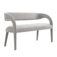 thumbnail image 2 of Modway Pinnacle Boucle Fabric Accent Bench in Taupe, 2 of 9