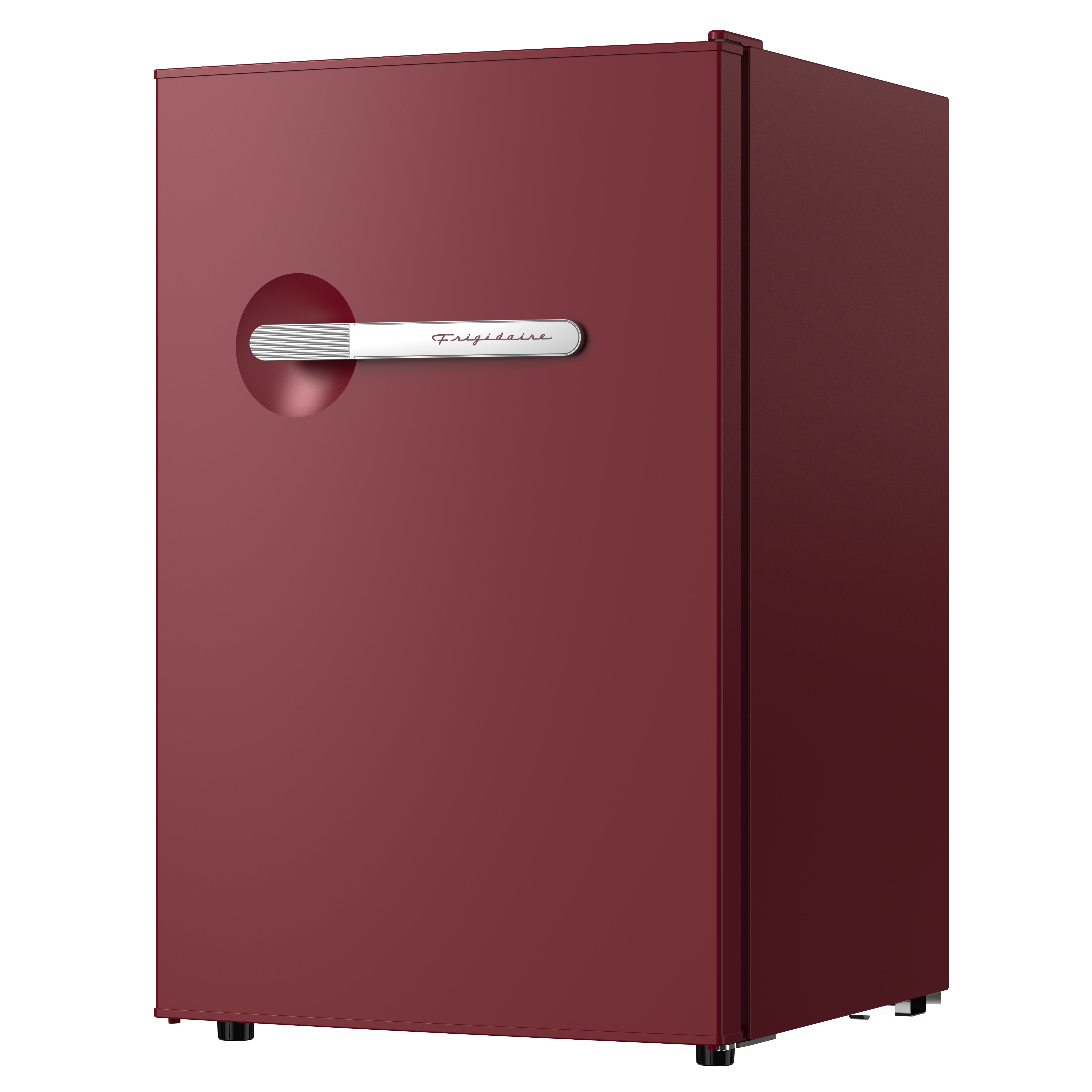 Frigidaire 4.5 Cu. ft. Compact Retro Fridge with Built-in Side Bottle Opener, Mini Fridge with Chiller Compartment, Merlot