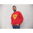 thumbnail image 4 of Chespirito Chapulin Colorado Crew Neck Mens Sweatshirt, 4 of 6
