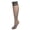 Barely Black, variant on Hanes Silk Reflections Plus Knee Highs Enhanced Toe One Size 8 Colors to Choose