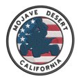 thumbnail image 1 of Mojave, Desert California ATV / OHV American Flag 3.5 Inch Iron Or Sew On Embroidered Fabric Badge Patch Extreme Sports Iconic Series, 1 of 2