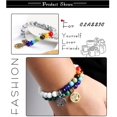 thumbnail image 5 of Pulsera 7 Piedras Naturales - Hecha a Mano - Joyas para Hombres y Mujeres - Pulsera de Piedras Naturales - Piedras de 8mm - Todas Las Piedras de Nuestras Pulseras Son Naturales, 5 of 5