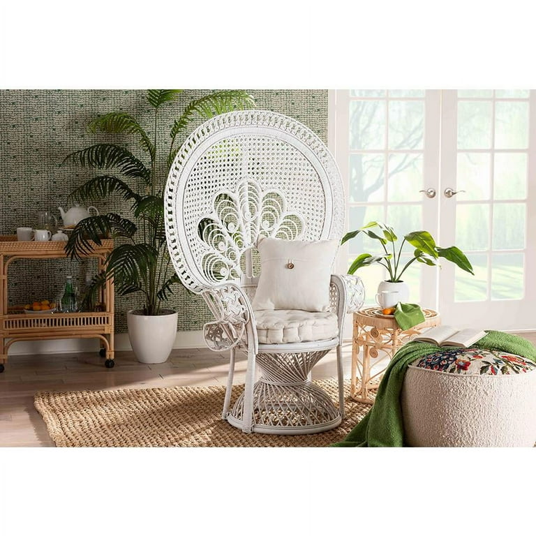 White boho chair hotsell