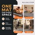 thumbnail image 5 of BalanceFrom 10ft x 4ft x 2in 4-Panel All-Purpose Folding Gymnastics Mat, Gray, 5 of 12