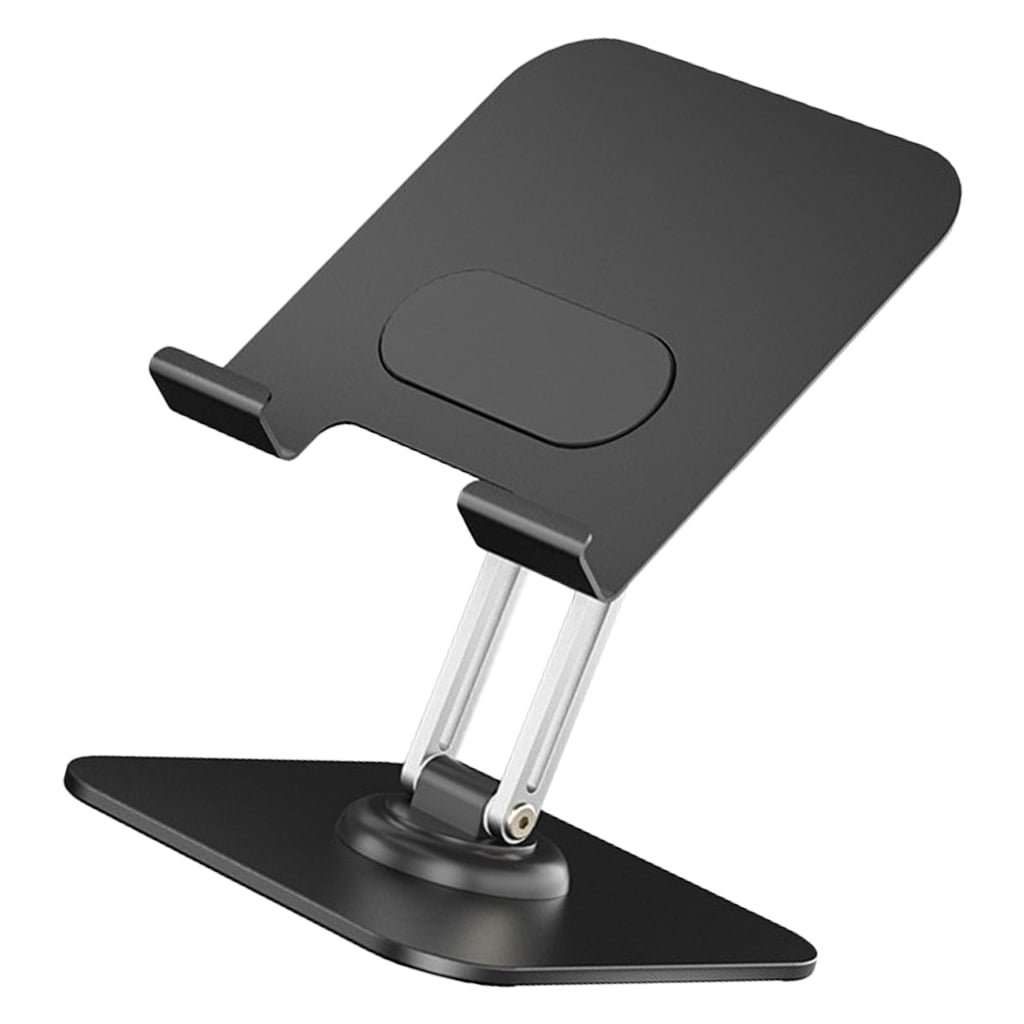 Phone Stand With 360 Degree Rotation, Adjustable Height, and Secure Grip for Phone,Pad, Tablets Holder Bracket