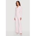 thumbnail image 3 of Women's Brushed Knit Long Sleeve Zip Front Polo Shirt, 3 of 4