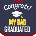 thumbnail image 4 of Inktastic Congrats My Dad Graduated with Cap Boys or Girls Baby Bib, 4 of 4