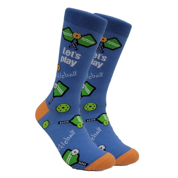 Pickleball Crew Socks (Adult Large - Men's Shoe Sizes 8-12)
