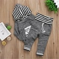 thumbnail image 3 of Newborn Infant Baby Boys Dinosaur Clothes Hoodies Sweatshirt Tops Long Pants Outfit Fall Kids Set, 3 of 7