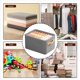 thumbnail image 4 of 2X Organizador de Armario Multifuncional, Caja de Almacenamiento con de Acero, Caja de Almacenamiento de Ropa Plegable de Tela para Dormitorio B, 4 of 4