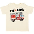 thumbnail image 3 of Inktastic I'm 4 Fire Truck 4th Birthday Boys or Girls Toddler T-Shirt, 3 of 5