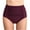 Purple, variant on Womens Swim Bottoms High Waisted Under $10 Pleated Skinny Fashion Wrap Hip Trunks High-waisted Briefs