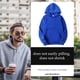 thumbnail image 2 of Sudadera con capucha Sudadera con capucha unisex de algodón Sudadera con capucha que absorbe el sudor Sudadera con capucha, azul, S Noticed AP000776-07, 2 of 7