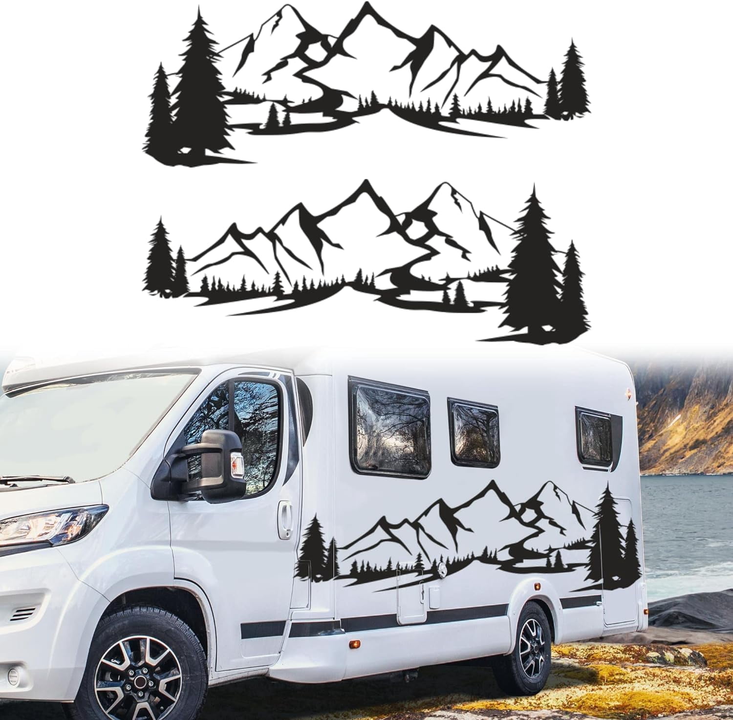 Smart Camper Heartbeat Lifeline Vinyl Decal – 8 Inch Sticker For Car, Laptop, Trailer, Window, White Pack Of 1