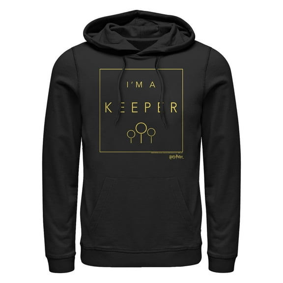Men's Harry Potter I'm a Keeper Pull Over Hoodie