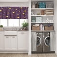 thumbnail image 5 of LALILO Kitchen Curtain Valance Child Moon And Stars Baby Rod Pocket Window Curtain 52"x 18" Set of 2, 5 of 5
