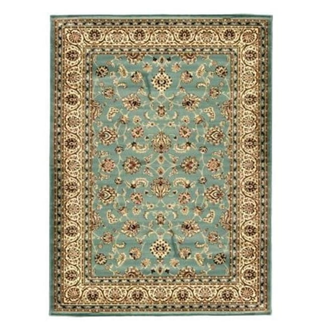 Infinity Home 549362L Sarouk Bleu Clair 2 Pi 3 Po X 9 Pi 6 Po Coureur- 54936