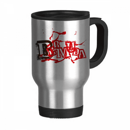 

Bermuda Mysterious Bloodstains Terror Travel Mug Flip Lid Stainless Steel Cup Car Tumbler Thermos