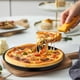 thumbnail image 4 of Bandeja para Pizza, Bandeja Antiadherente para Pizza, Bandeja Redonda para Hornear para Horno, Utensilios para Hornear y Servir Saludables, Núcleo Acero Inoxidable, Paquete de 2, 4 of 5