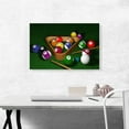 thumbnail image 2 of ARTCANVAS Billiard Balls Painting Home decor Canvas Art Print - Size: 26" x 18" (0.75" Deep), 2 of 9