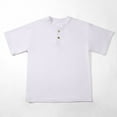 thumbnail image 5 of Little Boys Polo Shirt White Shirt for Boys Summer Polo Shirt Short Sleeve Tops Boys Clothes Size 5-6 Years, 5 of 8