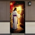 thumbnail image 4 of WSZZL Easter Door Curtain, Festive Decoration, Nylon Fabric, Holiday Background Decor, Ideal for Homes, Party Supplies, Indoor and Outdoor Use, Easy to Install, 4 of 5