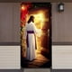 thumbnail image 5 of Cortina de puerta de Pascua adecuada para grandes suministros de fiesta, decoración de pared de jardín, fondo de decoración navideña, 5 of 6