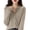 Grey, variant on Womens Crochet Knit Sweater Cardigan Comfortable Versatile Layering Piece Casual Wear