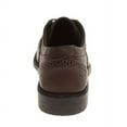 thumbnail image 4 of Josmo Boys Wingtip Oxford Lace Dress Shoes, Color: Brown, Size: 2, 4 of 8