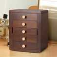 thumbnail image 7 of Kendal Wooden Jewelry Box for Women, Wooden Jewelry Organizer, 5-Layer Jewelry Organizer Box with Side Door, Jewelry Holder Organizer for Earrings, Necklaces, Rings  WJ5CSKMHT, 7 of 7