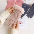 thumbnail image 4 of Cozy Polar Fleece Lined Gloves - Touchscreen Thickened for Winter Commuting, 4 of 12