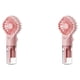 thumbnail image 4 of Bewildely Mini ventilador de bolsillo de refrigeración 4 engranajes humidificación por pulverización ajustable viento de alta velocidad USB Rosa 2Conjunto, 4 of 6