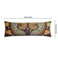 thumbnail image 6 of Paisley Long Body Pillow Cover - Vintage Bohemian Floral Print, Soft & Breathable Ethnic Fabric, Hidden Zipper, 20"x54" - Elegant Home Decor Gift for Side Sleepers & Pregnancy Support, 6 of 6