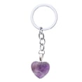 thumbnail image 2 of Regalo del llavero del bolso del bolso del colgante forma del corazón Púrpura Baoblaze Llavero con forma de corazón, 2 of 8
