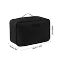 thumbnail image 3 of QJUHUNG Sac de Rangement Imperméable pour Chaussures de Voyage avec 2 Compartiments à 2 Couches Grande Capacité s'Adapte à la Taille 12 Pochette Multi-Usage en Maille pour Hommes Femmes Bagage Portable Chariot, 3 of 6