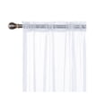 thumbnail image 6 of (Clearance) pdqouc Navy Sheer Curtains 55x102 Inches Length 2 Panels Set, Sheer White Curtains Light Filtering Rod Pocket Window Sheer Curtain Panels, Elegant Curtains & Drapes for Bedroom, 6 of 9
