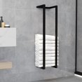 thumbnail image 1 of vidaXL Towel Rack Black 25x20x95 cm Iron, 1 of 4