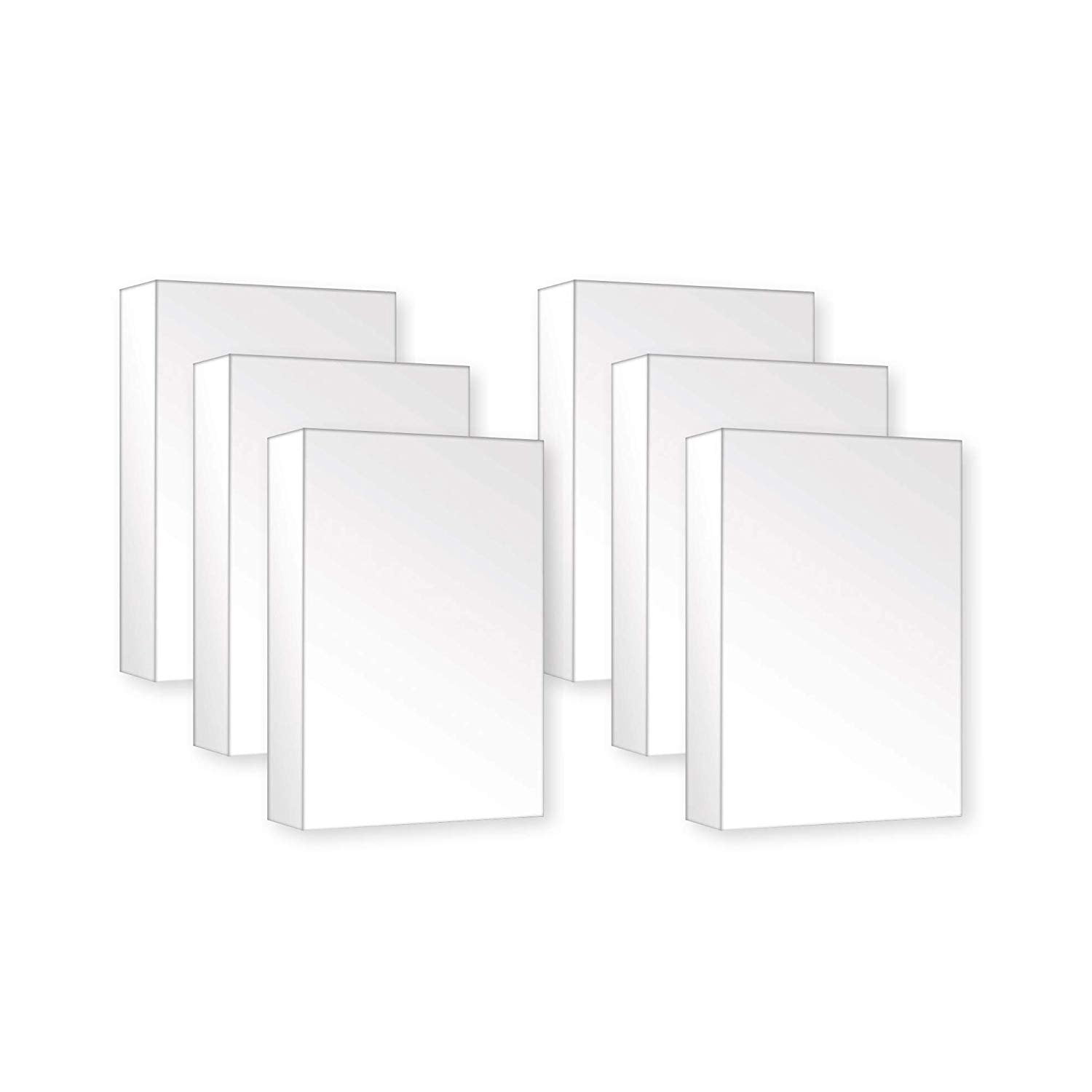 Bundle of 6 White Shirt Clothes Boxes Christmas Gift Box 6ct Xmas
