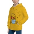 thumbnail image 6 of Winnie The Pooh Hoodie for Boys and Girls 3D Print Pullover Novelty Hooded Sweatshirt Hoodies with Big Pockets(Small), 6 of 7