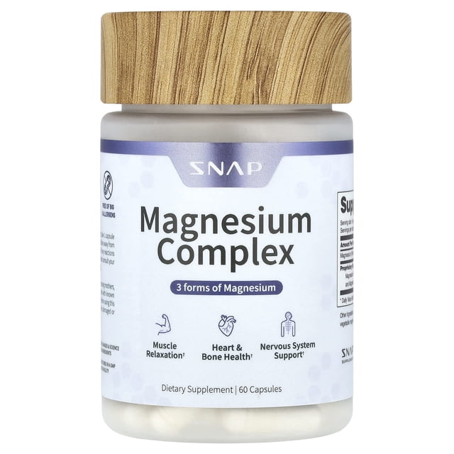 Snap supplements Magnesium Complex 60ct