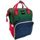 thumbnail image 1 of Mochila Pañalera Land Moderna Practica Bebes Térmica Oxford Verde Azul, 1 of 5