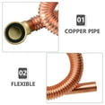 thumbnail image 5 of Bathtub Drain Drains Hose Kit Replacement Sewer Copper, 5 of 6