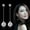 Silver#2, variant on Fashion Silver Cubic Ziconia Drop Earrings Women Wedding Jewellery Gifts A Pair-Silver